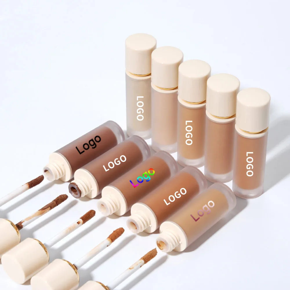 Wholesale Longlasting Cruelty Free Face Makeup Concealer Private Label Custom Logo High Definition Liquid Concealer