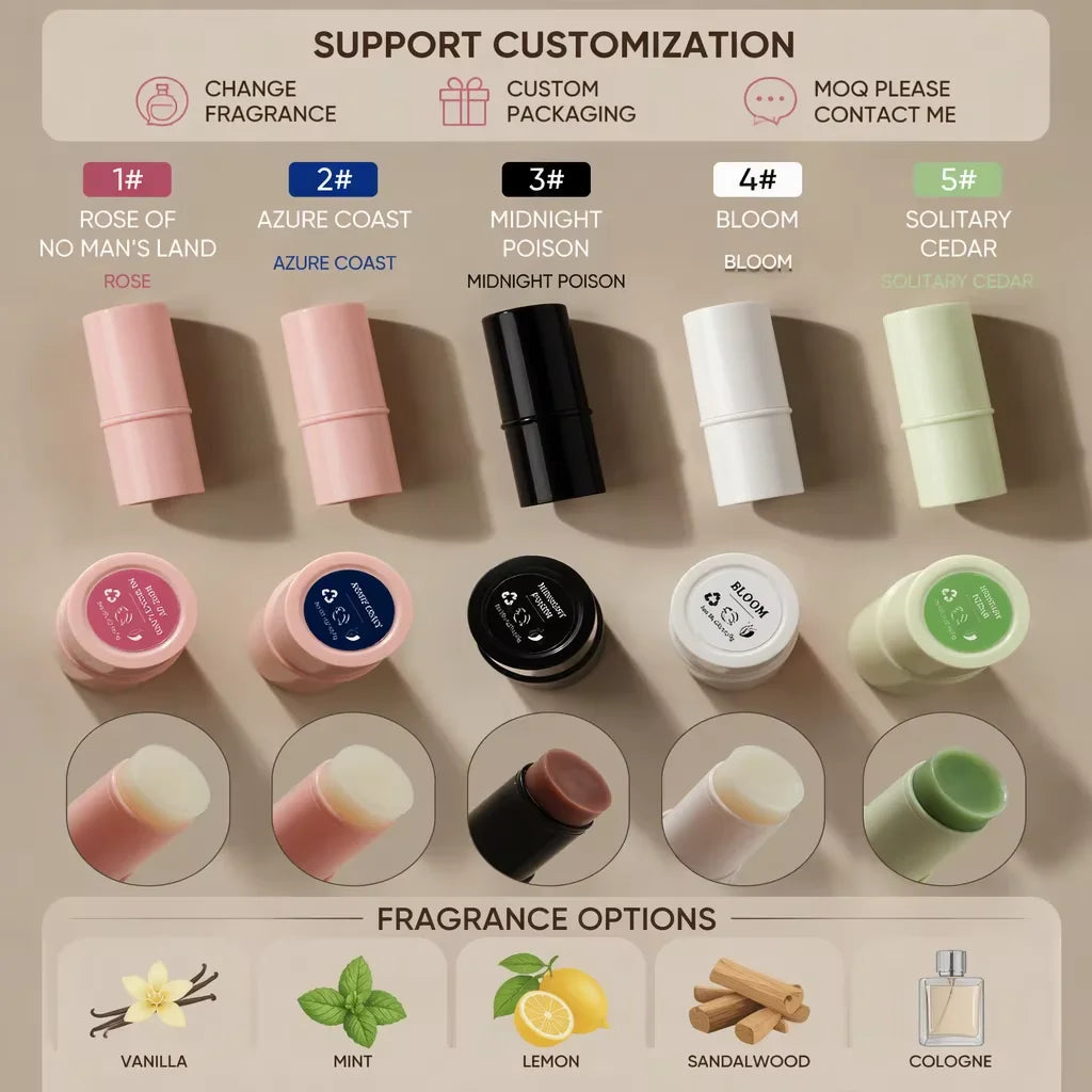 Wholesale Private Label OEM Custom  Natural Deodorant Stick Aluminum Free Antiperspirant for Women and Men