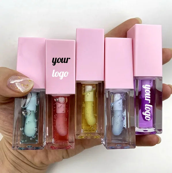 Wholesale Professional Lip Makeup DIY Your Own logo Private Label Lip Plumper Oil with so Many Different Tubes Lip Care Oil