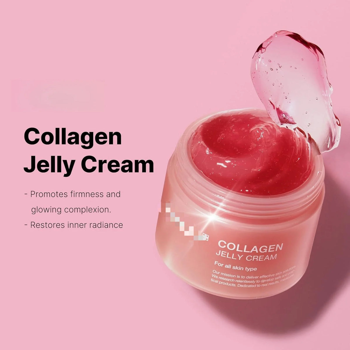 Wholesale Skin Care Jelly Face Cream Gel Moisturizing Brightening Vegan Collagen Jelly Cream