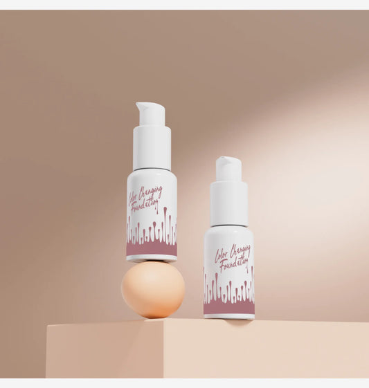 Wholesale Soft Matte Liquid Foundation Tinted Serum Private Label Full Coverage Waterproof Color Changing Foundation