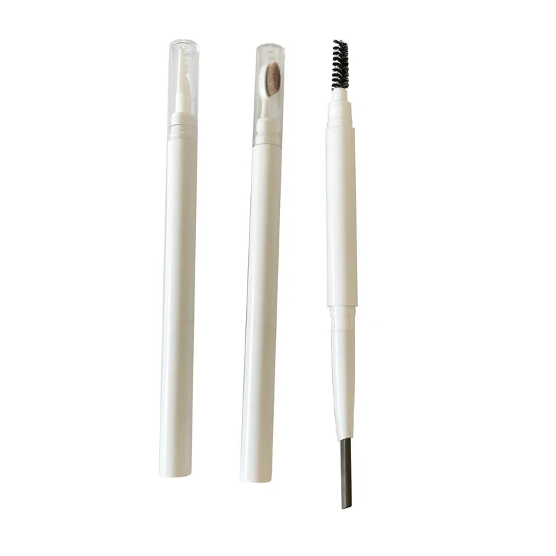 Wholesale Waterproof Long-Lasting Makeup Brow Pencil with Brush Custom Logo Microblading Triangle Eyebrow Pencil