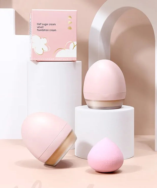 Wholesale pink Packaging Organic Full Coverage Moisturizing Makeup Foundation Vegan Long Lasting Liquid Foundation Cream