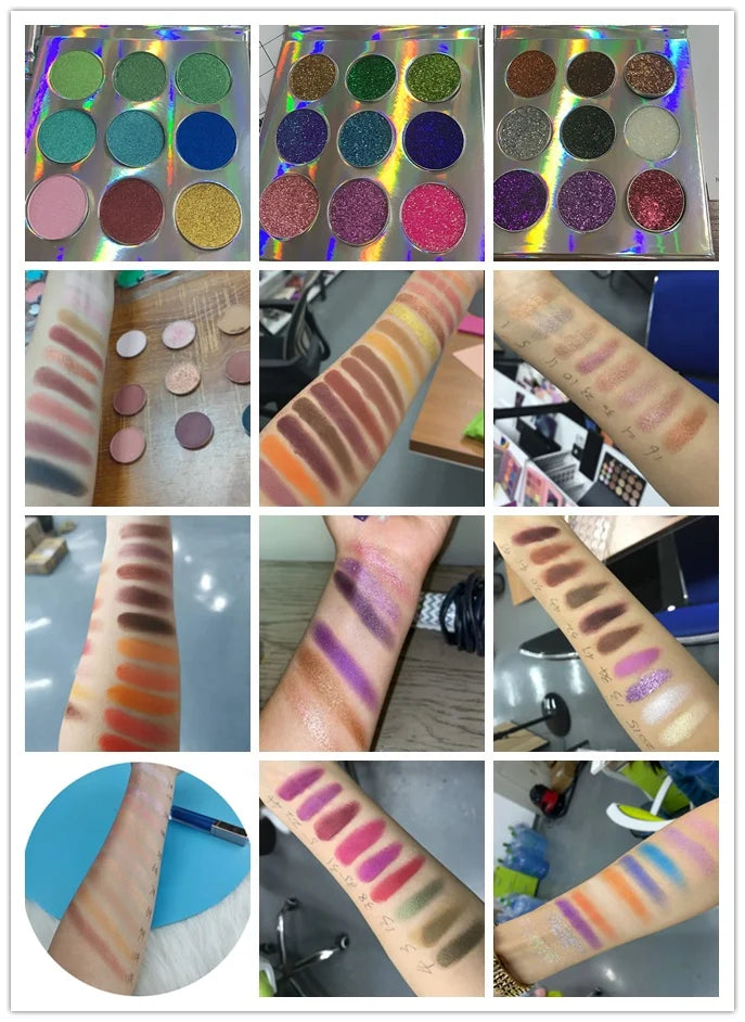 [ Your Private Label ] The Best High Pigment Cosmetics Makeup No Logo Organic Eye Makeup Eyeshadow Pallet 25 Colors Eyeshadow Palette
