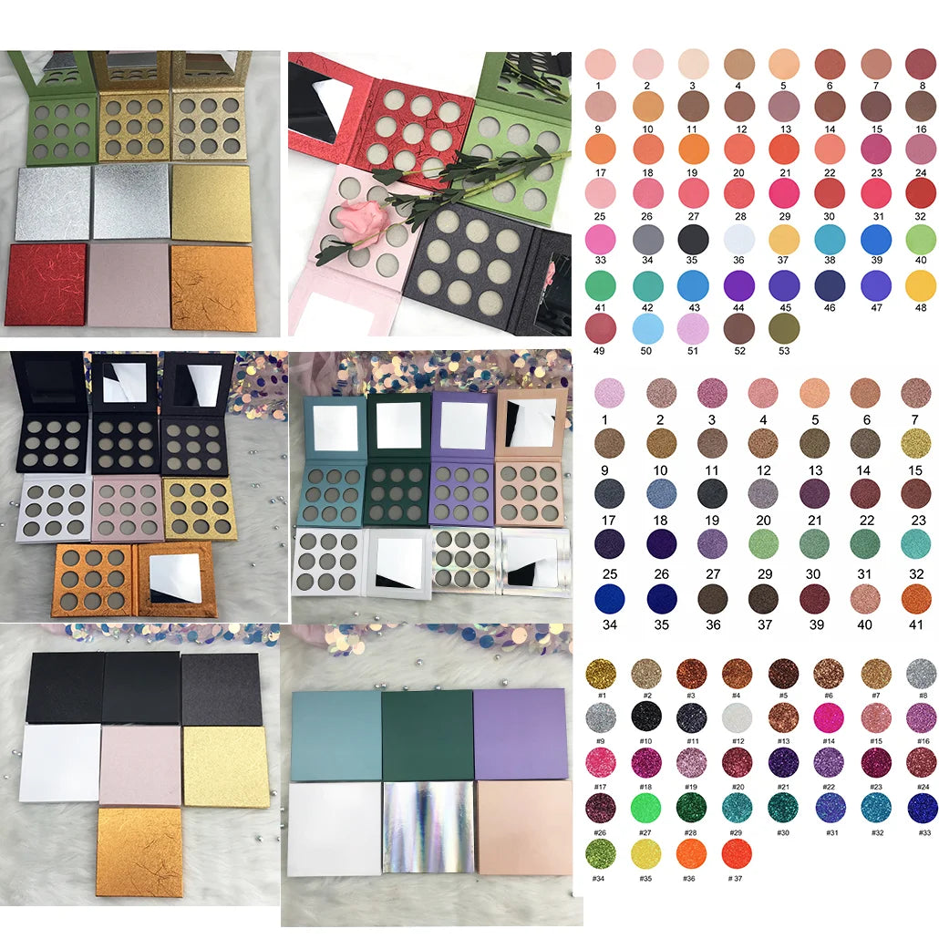 [ Your Private Label ] The Best High Pigment Cosmetics Makeup No Logo Organic Eye Makeup Eyeshadow Pallet 25 Colors Eyeshadow Palette