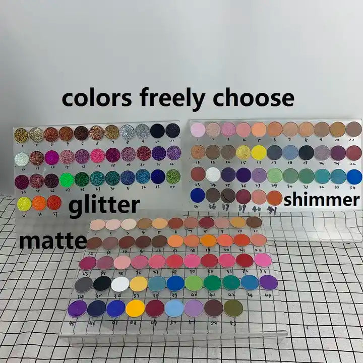 [ Your Private Label ] The Best High Pigment Cosmetics Makeup No Logo Organic Eye Makeup Eyeshadow Pallet 25 Colors Eyeshadow Palette