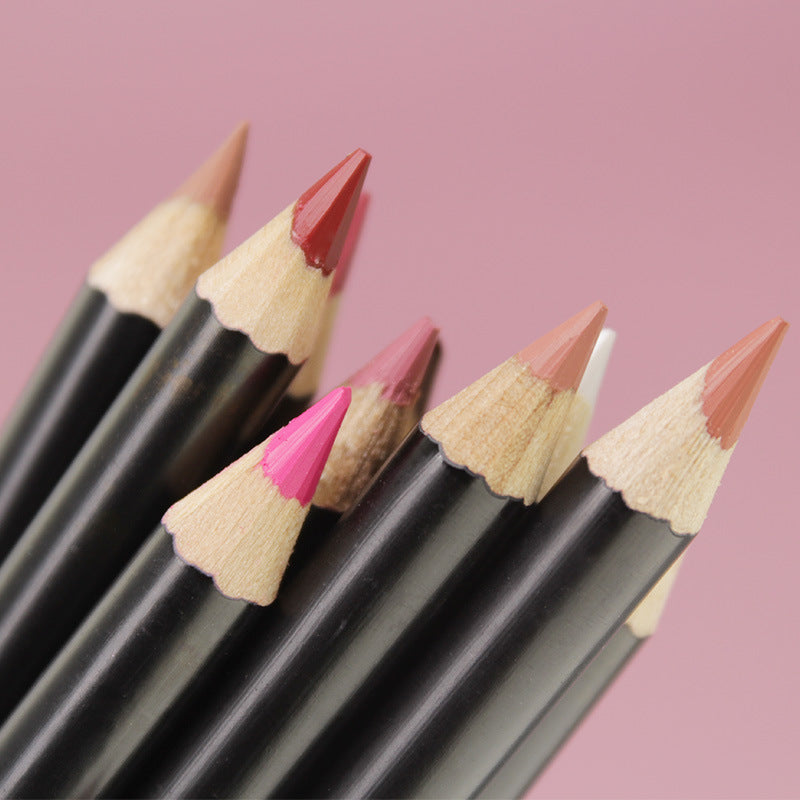 black tube matte natural waterproof lip liner high pigment vegan lipliner pencil