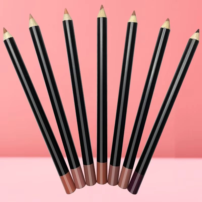 black lipliner pencil vegan waterproof creamy lipliner dark brown nude lip liner
