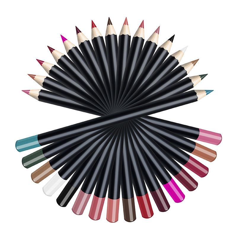 black tube matte natural waterproof lip liner high pigment vegan lipliner pencil