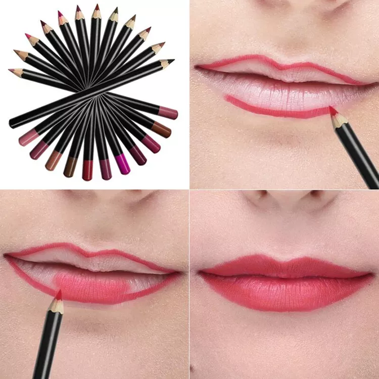 black tube matte natural waterproof lip liner high pigment vegan lipliner pencil