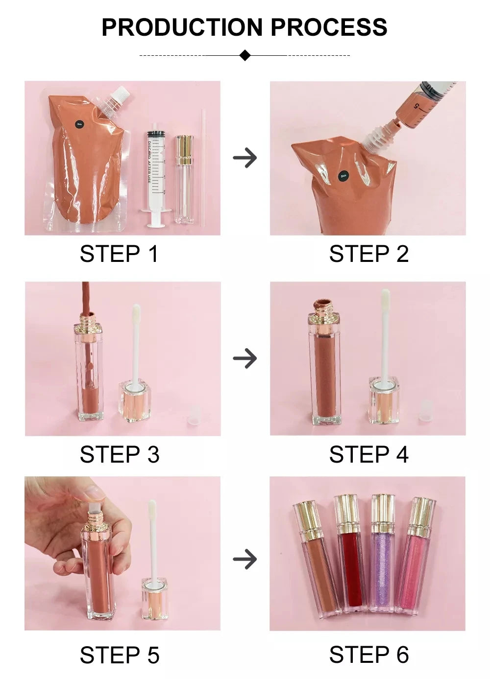 [ Your Private Label ] 50ml No Logo Lip Gloss Base Diy Lipgloss Cruelty Free Moisturizing Vegan Clear Lipgloss Base Gel Versagel Base