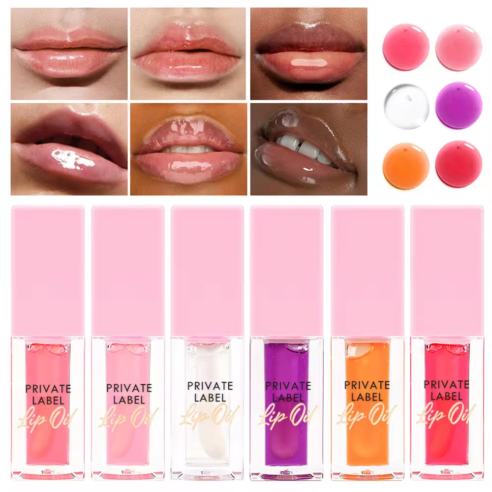 [ Your Private Label ] Lip Oil lipgloss Plumper Flavoring Oil Fruit Tint Stain Lipoil Color Changing Lip Gloss Oil