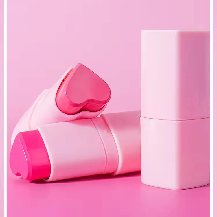 pink Heart Blush Container Cream Blush Glow Sticks Blush Balm Custom logo Make up Private Label Makeup Creamy Blush