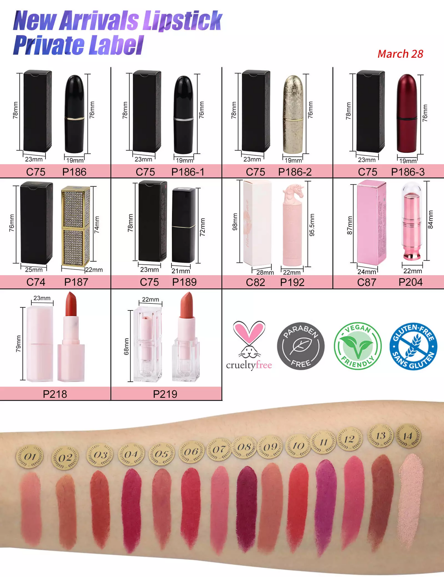 [ Your Private Label ] Choose Package Free Creamy Long Lasting Waterproof Lipstick High Pigment Vegan Lip Stick Private Label Matte Lipstick
